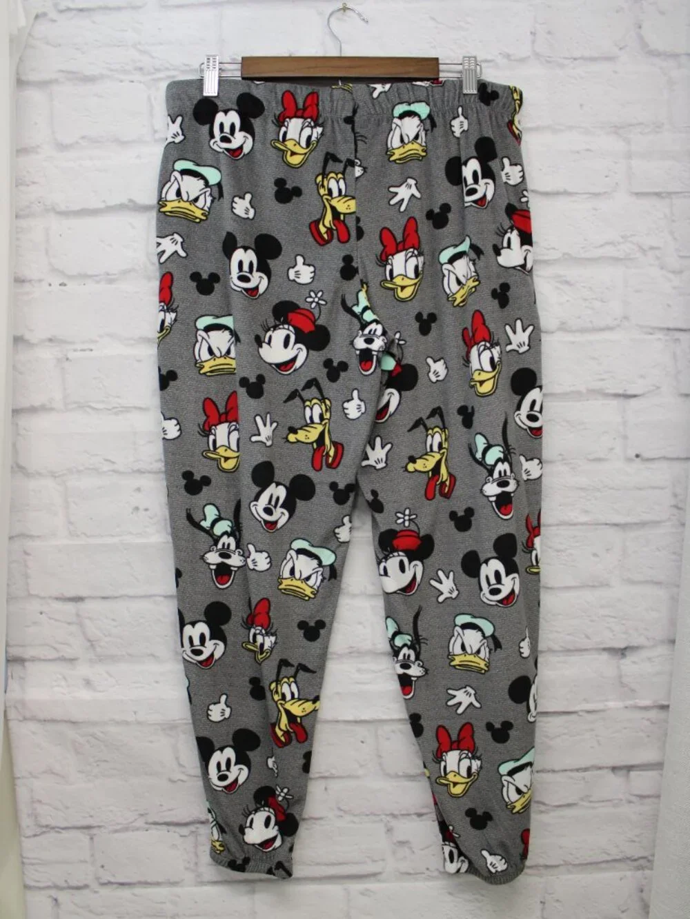 Disney Medium Mickey Mouse and Friends Gray Pull On Loungewear Pajama Pants